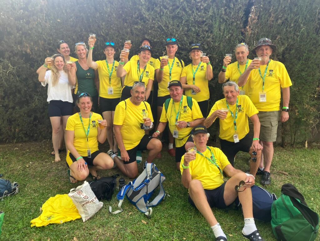 Seville team celebrating